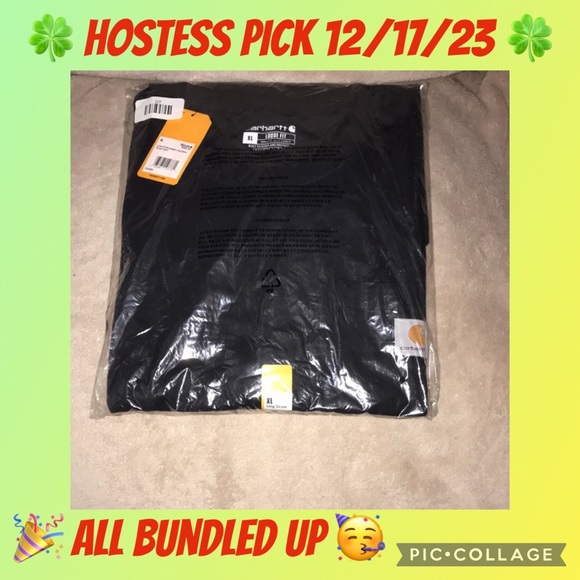 Carhartt Other - Carhartt XL loose fit heavyweight long sleeve pocket T-shirt black